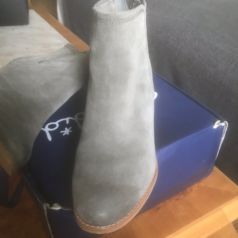 Smoke Grey Booties New Size 8